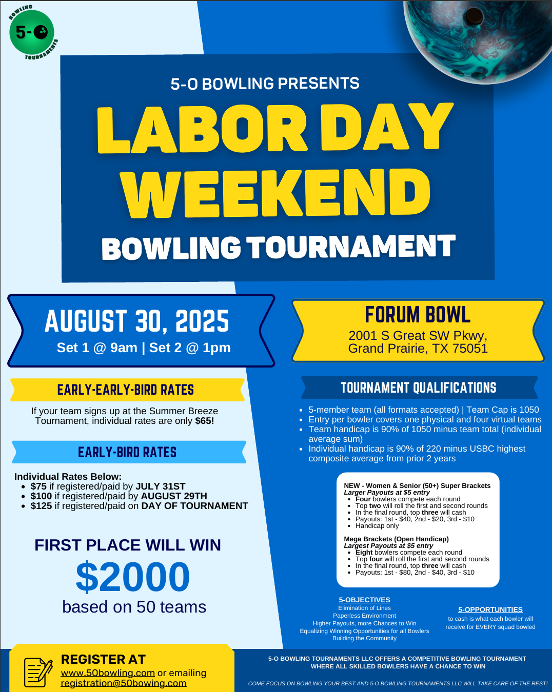 5-O 2nd Annual Labor Day Tournament